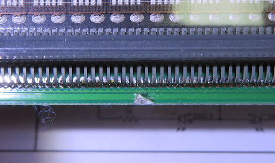 McIntosh display repair nicked bias trace