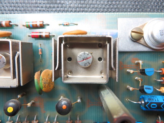 McIntosh MC2105 Driver before thermal runaway upgrade