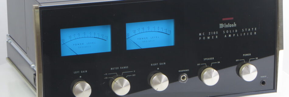 Beautiful McIntosh MC2105 restored by Bob the Tech Audio
