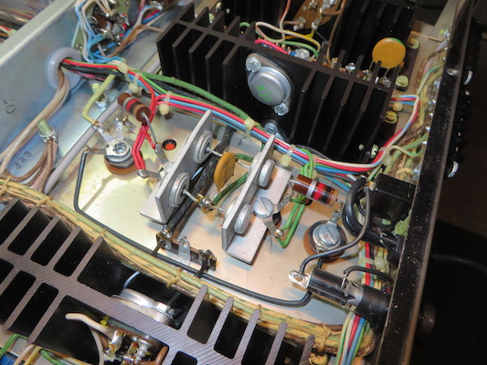 McIntosh MC2105 filter capacitor upgrade