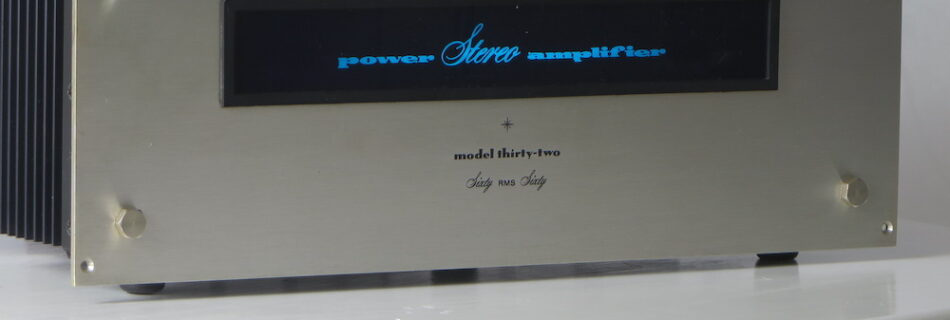 Bob the Tech Audio recently restored this vintage Marantz Model 32 power amplifier, available now