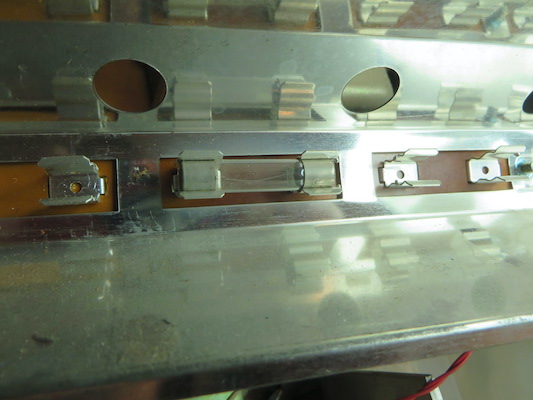 Bob the Tech replaced the original dial fuse style lamps which were all burnt out or broken