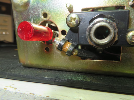 Original Power Switch Lamp was Epoxied In