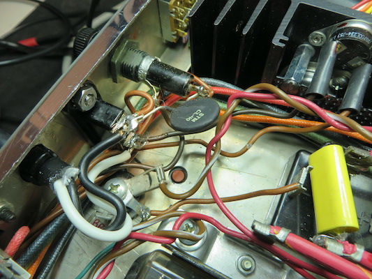 New polarized power cord, thermistor and other power supply wiring