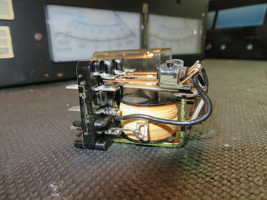 MC2205 Speaker Relay disassembled for cleaning at Bob the Tech Audio