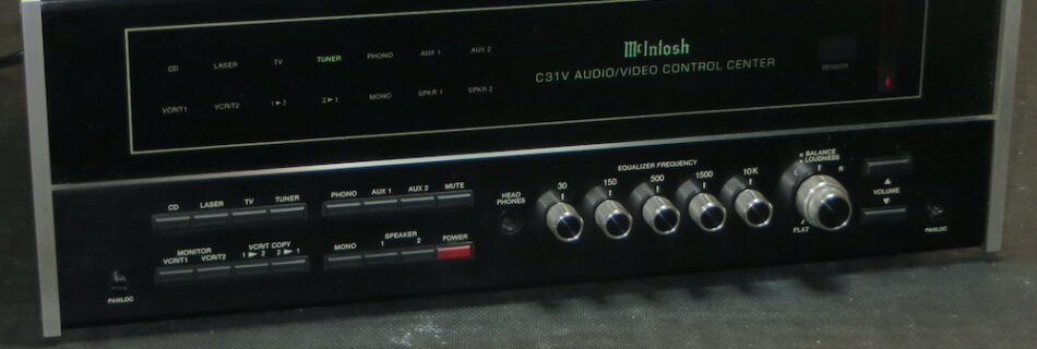 Listening to a C31V after repair at Bob the Tech Audio